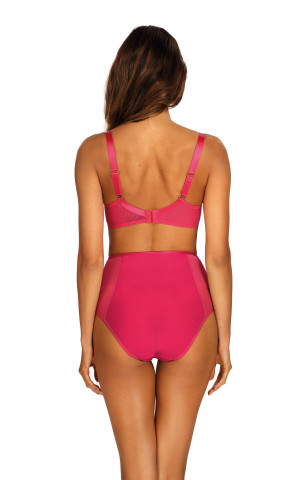 Sexy Σετ Εσωρούχων Pryma Pink με Διάφανο Σουτιέν & Ψηλόμεσο Σλιπ